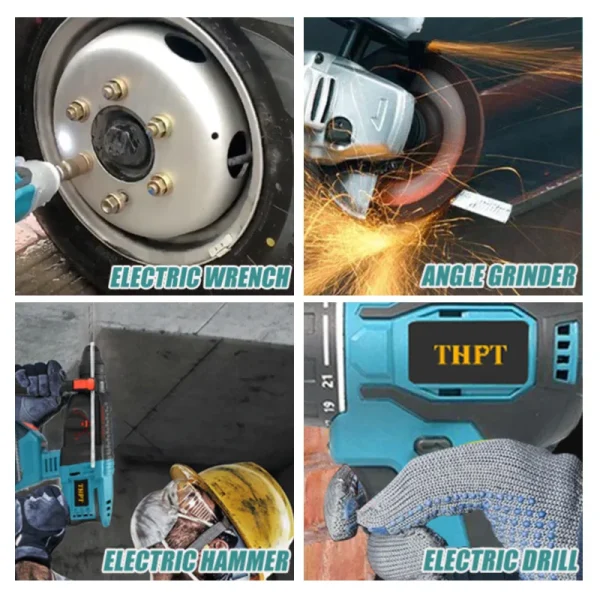 Wholesale  21V Brushless Drill Set 3/4 in 1 Battery Power Cordless Tools Combo Set with Battery Kit Combo