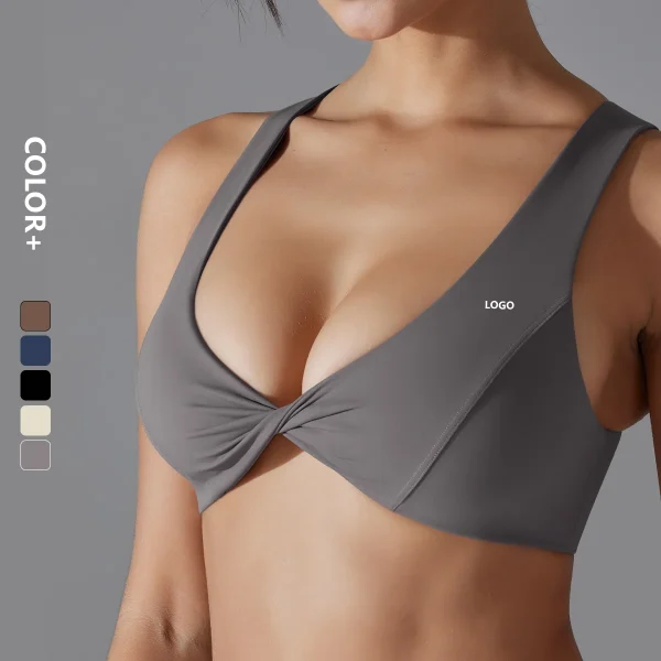 Hot Selling High Quality Seamless Top Girl Running Workout Gym Yoga Fitness Women Sports Bra