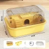 Golden Bear Cage Large Space Hamster Cage Acrylic Hamster Cage Take-out Luxury Pet Supplies
