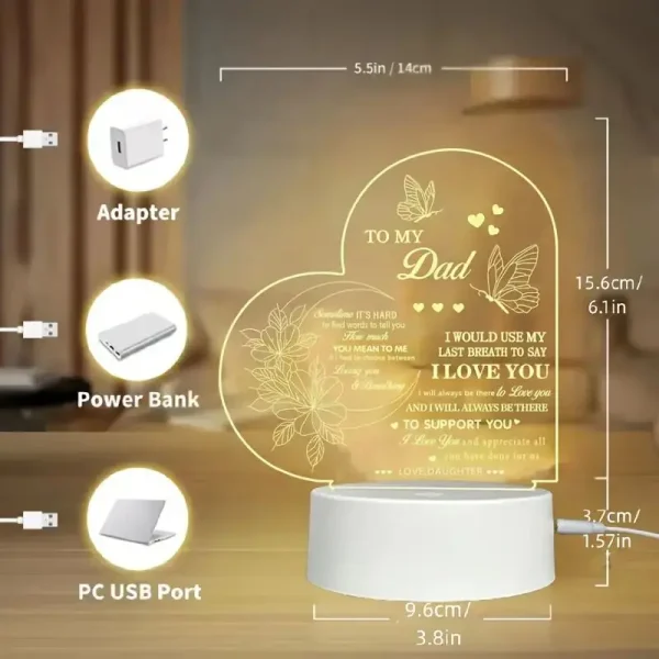 Chic DIY Led Table Lamp Personalized Home Decor Lights for Bedroom Lighting Colorful Lighting for Sale