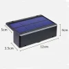 Outdoor Solar Wall Light LED Colorful Washing Lamp Garden Fence Balcony Stairs Lighting Decoration
