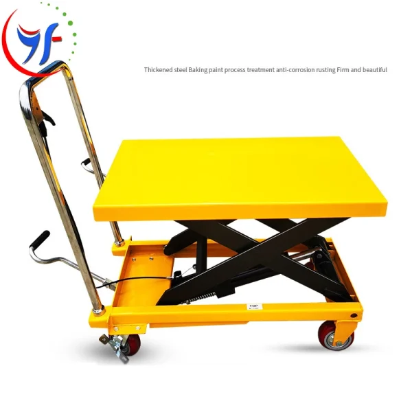 YF Customizable Handling Equipment Easy Loading Material Lift Table Double Scissor Mini Lift Platform Capacity 1000kg 1 Ton YF Customizable Handling Equipment Easy Loading Material Lift Table Double Scissor Mini Lift Platform Capacity 1000kg 1 Ton