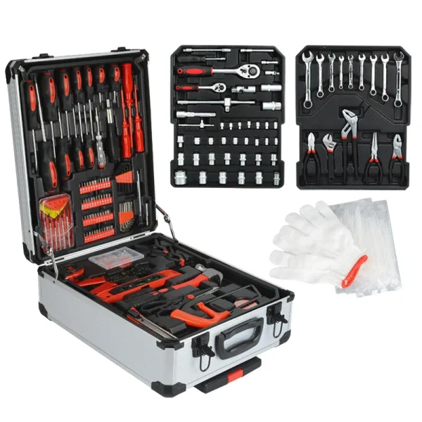499for home chromium vanadium steel tool box 4s shop special hardware trolley car repair wrench mechanical tool set