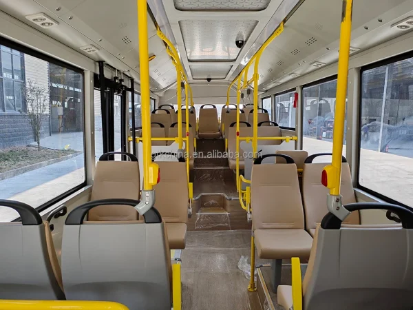 New 8.5m Zero Emission Electric Passenger Bus Automatic 23 Seats Low Floor Public Pure Electric City Bus for Sale