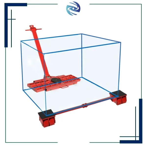 New Condition Durable Heavy Duty Cargo Trolley Mover Dolly 8T 16T 32Ton Adjustable Width Steering Material Handling Equipment
