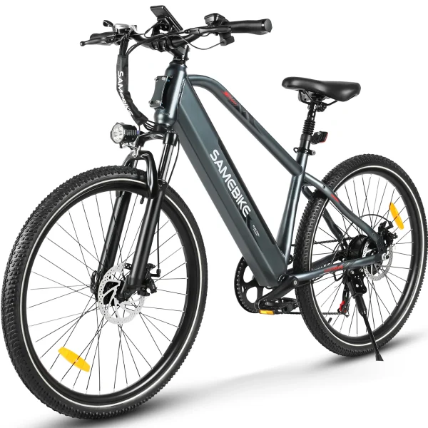 SAMEBIKE 27.5 Inch 36V 15AH Lithium Battery 7 Speeds Off Road Electric City Bicycle  250W City Ebike