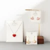 Designer White Cardboard Custom Logo Printing Necklace Earring Packaging Display Paper Card Holder