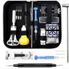 112-in-1 Watch Repair Tool Kit with Hard Case Screwdriver and Spring Bar Tool Set Watch Band Link Pin Tool OEM Customizable