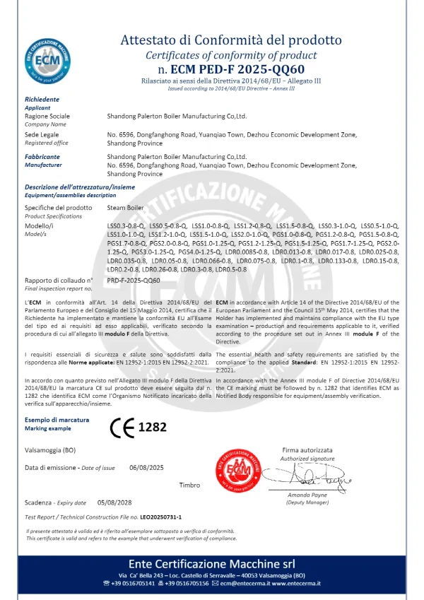 1 Ton 2 Ton 4 Ton  Industrial Gas Steam Boiler Machine