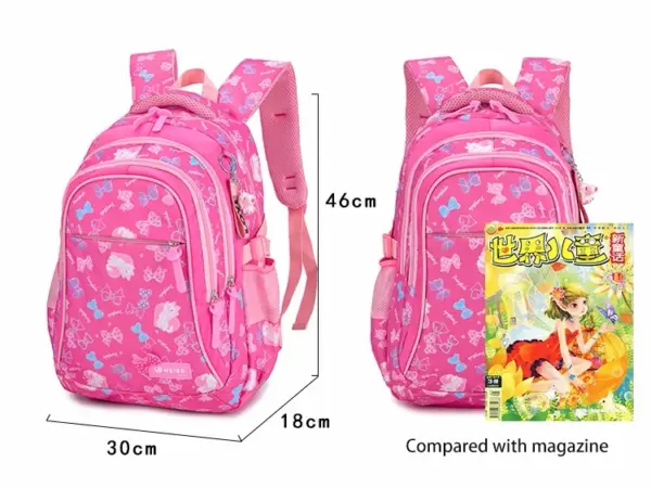 Factory Price Cute Girls School Bag 3pcs Set Beautiful Children Backpack Primary Students Bookbags Kids Teens Mochilas Escolares