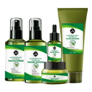 Private Label Facial Care Tea Tree Oil Anti Acne Face Set Toner Cream Serum Acne Treatment Skin Care Set Private Label Facial Care Tea Tree Oil Anti Acne Face Set Toner Cream Serum Acne Treatment Skin Care Set