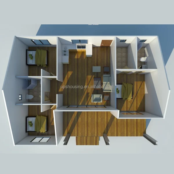 Fast Construction Cheap Prefabricated Houses Real Estate Prefab House Made of Sandwich Panel for Carport Use Fast Construction Cheap Prefabricated Houses Real Estate Prefab House Made of Sandwich Panel for Carport Use