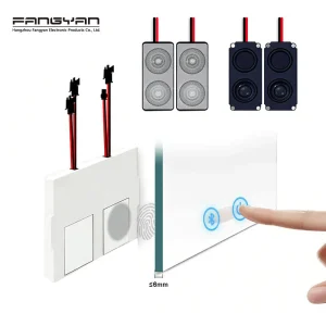 12V 5A 60W Music Play Dual Button Touch Sensing LED Dimmer Switch for Bathroom Light Mirror 12V 5A 60W Music Play Dual Button Touch Sensing LED Dimmer Switch for Bathroom Light Mirror