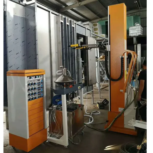 Industrial CE Certificate Automatic Powder Coating Machine With Auto Spray Gun & 10m Cable and Reciprocator