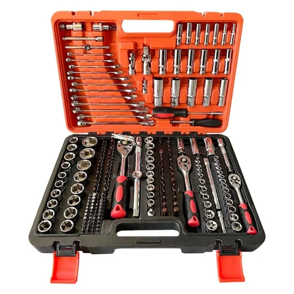 Hot Sale 61 Pcs Tool Set Hand Box Case Kit Hardware Car and Multitool Bicycle Mechanic Automotive Tools