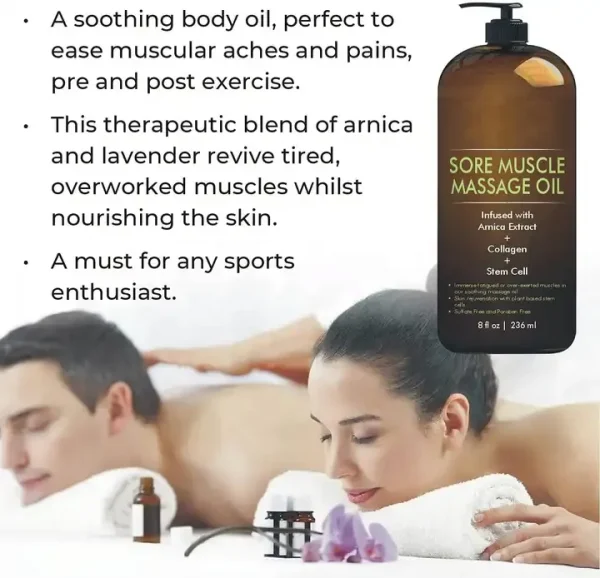 OEM Therapeutic Grade Hydrating Massage Oil Body Warming & Calming Relaxation Beauty Personal Care Product