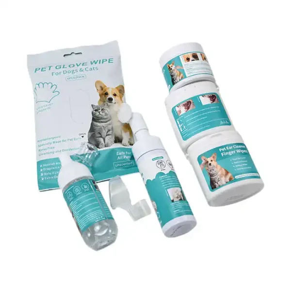 Pet Body Care Kit for Dry Paws Nose Safe & Natural Foaming Feet Dog Paw Cleaner Products in Stock