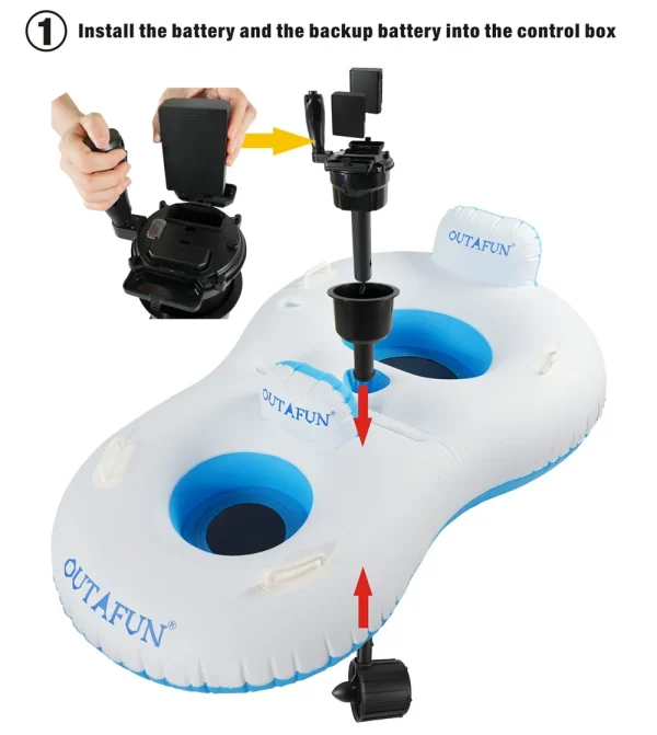 Custom Motorized Inflatable Pool Float for Parents & Children Floating Tube Lounger Pool Float with Motor Swimming Pool Toy Custom Motorized Inflatable Pool Float for Parents & Children Floating Tube Lounger Pool Float with Motor Swimming Pool Toy