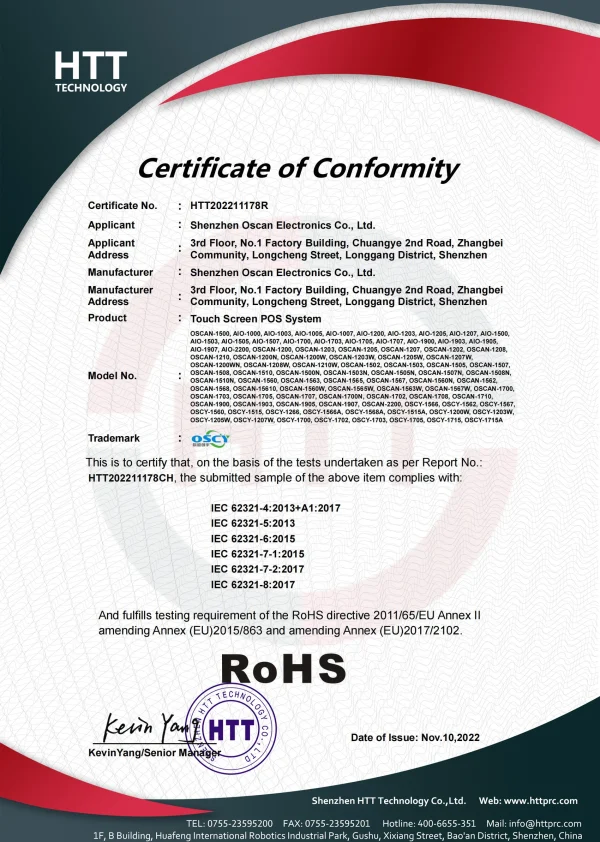 Windows 10 System Dual Screen 15.6 Inch Pos System Touchscreen Supermarket Cafe Bakery POS Terminal Machine