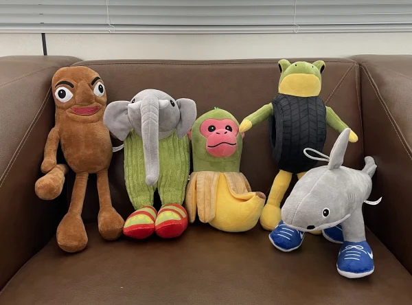 2025 New Hot Sell Italian Brainrot Tung Tung Tung Sahur Plush Toy Soft Stuffed Animal Toy Cute  Doll Wholesale PP Cotton Filled