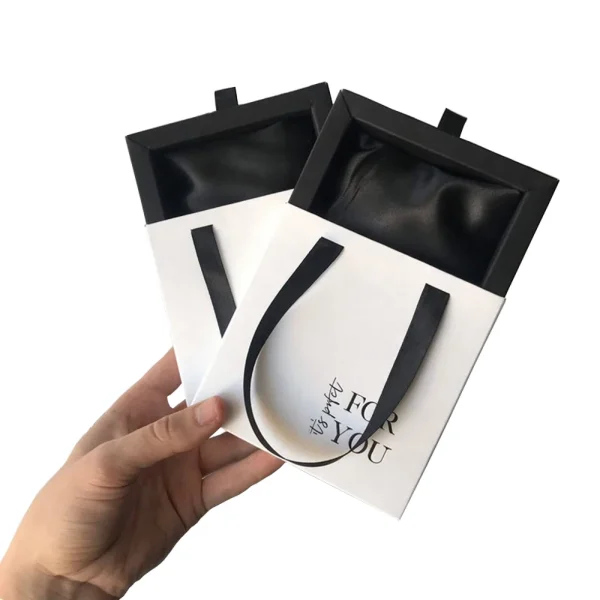 Wholesale Custom Logo Printed Small Envelope Flap Jewelry Pouch Luxury Suede Necklace Earring Ring Jewelry Bag With Bow Knot