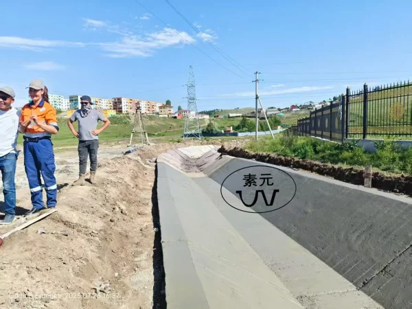 T-shape  Automatic Concrete Trench Canal Forming Machine Drainage Ditch Road Construction Machinery