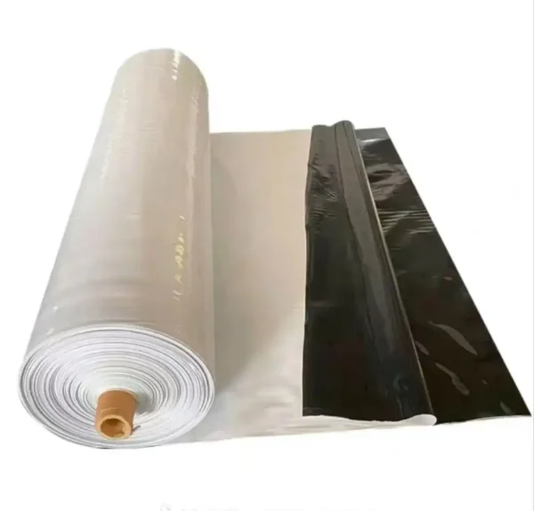 Factory Direct Dual Color PE Greenhouse Film Agricultural Plastic Material Black White Green for Green Feed Edible Mushrooms