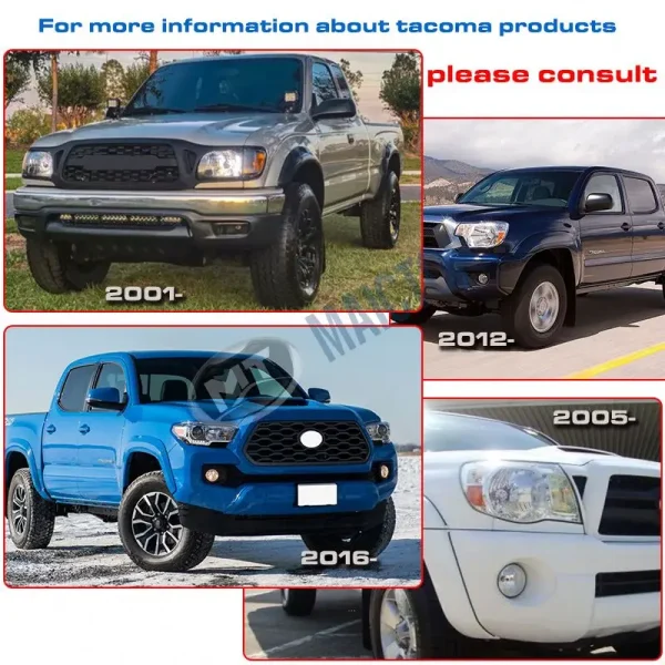 Maictop Car Accesorios Bumper Grill Tail Light Auto Body Parts for Tacoma 2005 - 2015 Pickup 4x4 Maictop Car Accesorios Bumper Grill Tail Light Auto Body Parts for Tacoma 2005 - 2015 Pickup 4x4