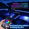 Handles Smart Multicolor Rgb Symphony Acrylic Led Car and Universal  Car Dynamic Chasing Ambient Light of Ambient Lighting Car