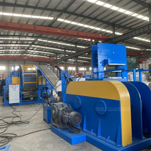 Industrial Tyre Tire Rubber Shredder Machine/Tire Shredding