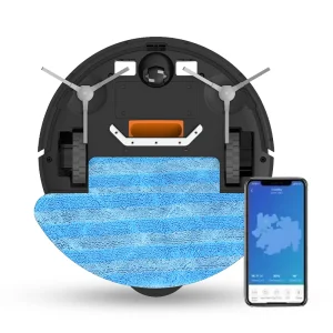 Hc68e26d0e71d4d94b8fb920999635adbz.webp 4400mAh Robot Vacuum Cleaner Strong Suction Self Charging Mopping Sweeping Ideal for Hard Floors Carpet Pet Hair WiFi Alexa APP