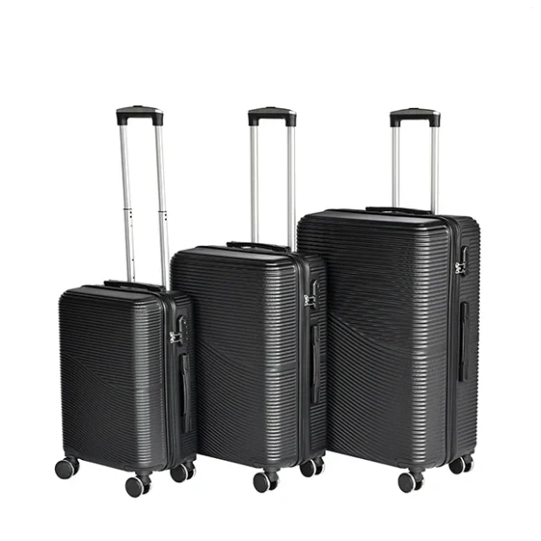 Factory Wholesale Travel Luggage Sets PP Luggage 3 Piece Lightweight Large Capacity Trolley Luggage Suitcase