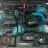 Four-Piece Brushless Power Tool Set in Hard Case Including Combination Drill Electric Wrench Angle Grinder Hammer Drill Four-Piece Brushless Power Tool Set in Hard Case Including Combination Drill Electric Wrench Angle Grinder Hammer Drill