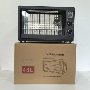 Lovfe 48L Pizza Electric Oven Good Quality Black Chicken Grill and 220v Toaster for Household Use
