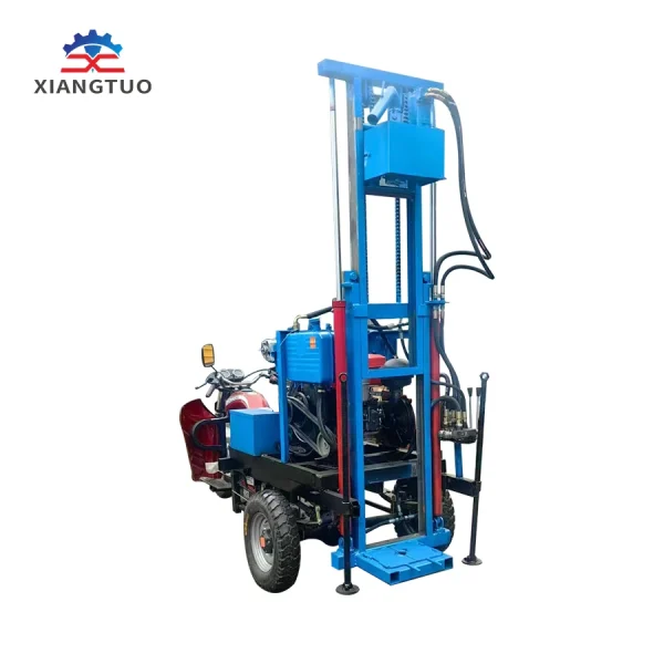 Wheel Type Water Well Drilling Rig Deep Ground Drilling Rig Machine Portable Water Well Drilling Rigs for Soil Test Wheel Type Water Well Drilling Rig Deep Ground Drilling Rig Machine Portable Water Well Drilling Rigs for Soil Test