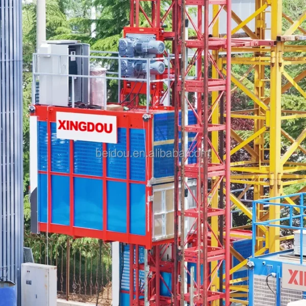 CE COC Approved Construction Equipment Cargo Brick Cement Elevator Platform Core Motor Gear Building Construction CE COC Approved Construction Equipment Cargo Brick Cement Elevator Platform Core Motor Gear Building Construction