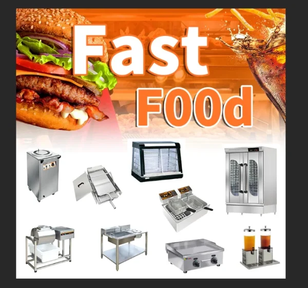 Commercial Stainless Steel Kitchen Machines Restaurant and Hotel Kitchen Equipment Supply