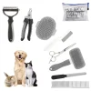 9 in 1 Pet Care Accessories Pet Nail Clipper File Self Cleaning Deshedding Rake Comb Set Brush Dog Grooming Combo Kit 9 in 1 Pet Care Accessories Pet Nail Clipper File Self Cleaning Deshedding Rake Comb Set Brush Dog Grooming Combo Kit