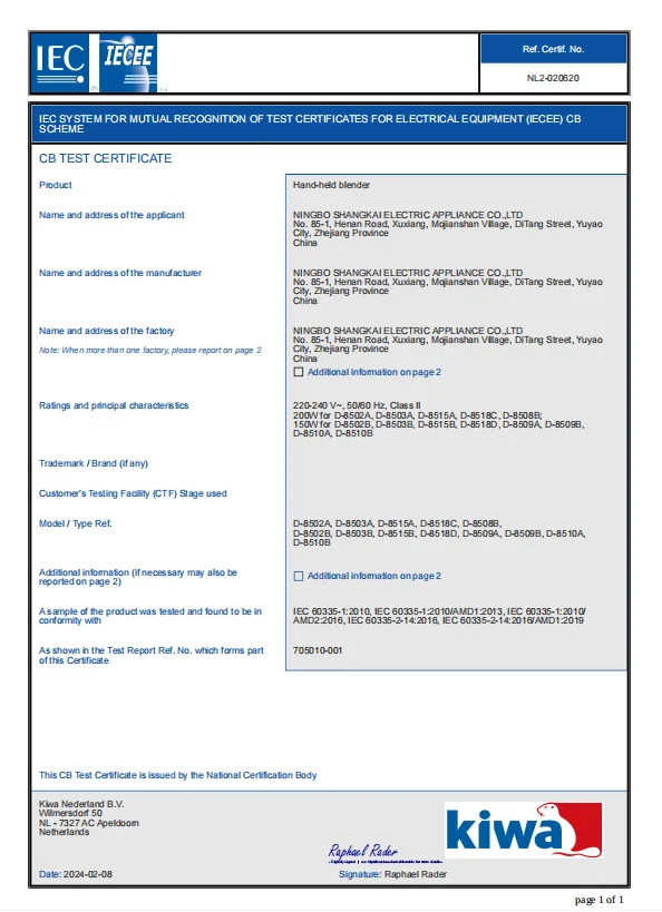 Household Kitchen Electric Hand Blenders Portable Plastic Mixing Bowl Stick Blender Ice Crushing 4 in 1 Immersion Blender Set