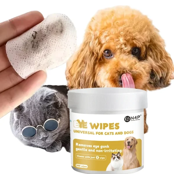 200 Pieces Pet Cleaning Product Pet Dog Eye Wet Wipes Remove Tears Clean Stain Remover Pet Wipes for Cats and Dogs 200 Pieces Pet Cleaning Product Pet Dog Eye Wet Wipes Remove Tears Clean Stain Remover Pet Wipes for Cats and Dogs