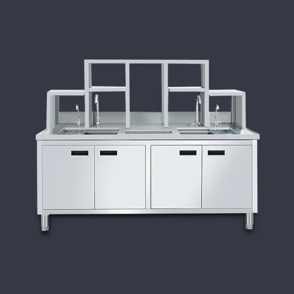 Hot Sale Commercial Kitchen Equipment Professional Refrigerator Cabinet for Bubble Tea Shops for Bar Counters Washing Tanks