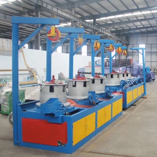 Fully Automatic PLC Wire Drawing Machine Production Line for Nail Industry Steel Wire Drawing Machine