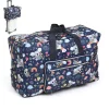 Large Capacity Foldable Travel Bag Women Portable Oxford Leather Shoulder Duffle Custom Cartoon Print Waterproof Luggage Tote