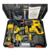 Wholesale  21V Brushless Drill Set 3/4 in 1 Battery Power Cordless Tools Combo Set with Battery Kit Combo