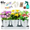 Kids Flower Planting Growing Tools Kits Paint and Plant Garden Tools Set Arts & Crafts Make Your Own Planter Educational Toy Kids Flower Planting Growing Tools Kits Paint and Plant Garden Tools Set Arts & Crafts Make Your Own Planter Educational Toy