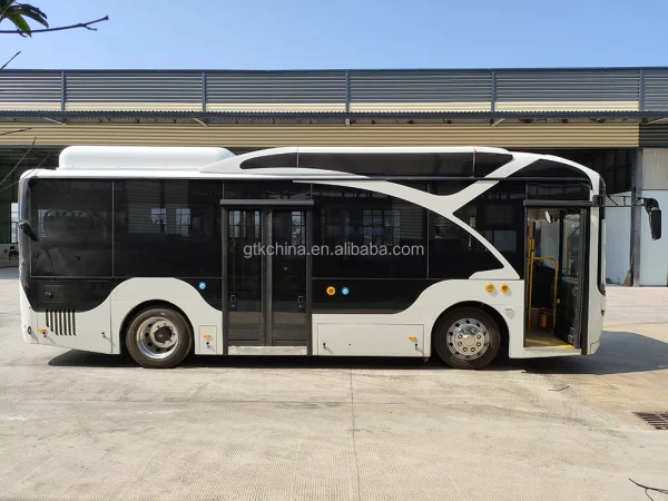 New 8.5m Zero Emission Electric Passenger Bus Automatic 23 Seats Low Floor Public Pure Electric City Bus for Sale