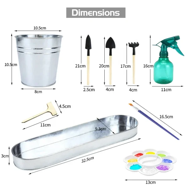 Kids Flower Planting Growing Tools Kits Paint and Plant Garden Tools Set Arts & Crafts Make Your Own Planter Educational Toy Kids Flower Planting Growing Tools Kits Paint and Plant Garden Tools Set Arts & Crafts Make Your Own Planter Educational Toy