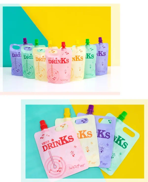 Custom Printing Refillable Liquid Drink Detergent Juice Spout Bags Plastic Mylar Stand up Spout Pouch Bags With Nozzle Custom Printing Refillable Liquid Drink Detergent Juice Spout Bags Plastic Mylar Stand up Spout Pouch Bags With Nozzle