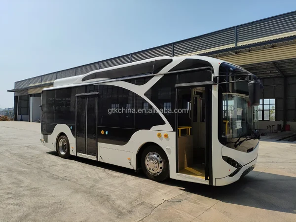 New 8.5m Zero Emission Electric Passenger Bus Automatic 23 Seats Low Floor Public Pure Electric City Bus for Sale