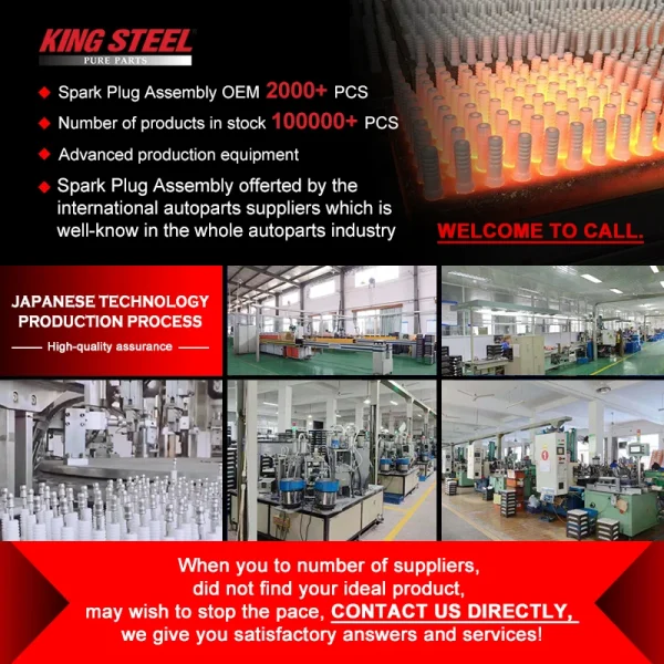 Kingsteel Wholesale Best Price Cars Engines Laser Iridium Spark Plug for Toyota Vitz Chevrolet Sail Mazda Hyundai Japanese Car